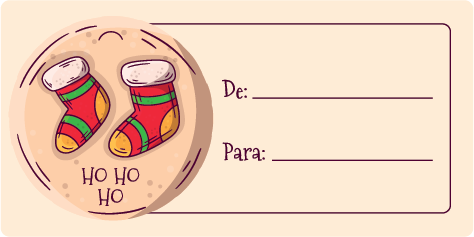 Sticker Meias de Natal