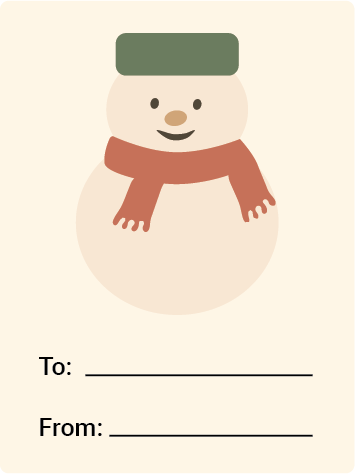 Sticker Boneco de Neve