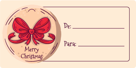 Sticker Laço de Natal