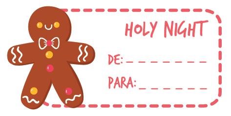 Sticker Bolacha Gengibre