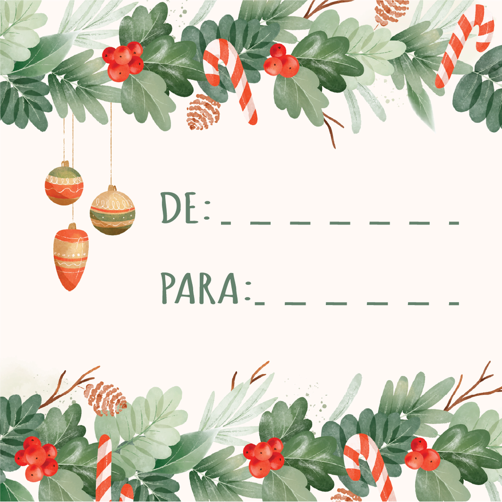 Sticker Floral Natal