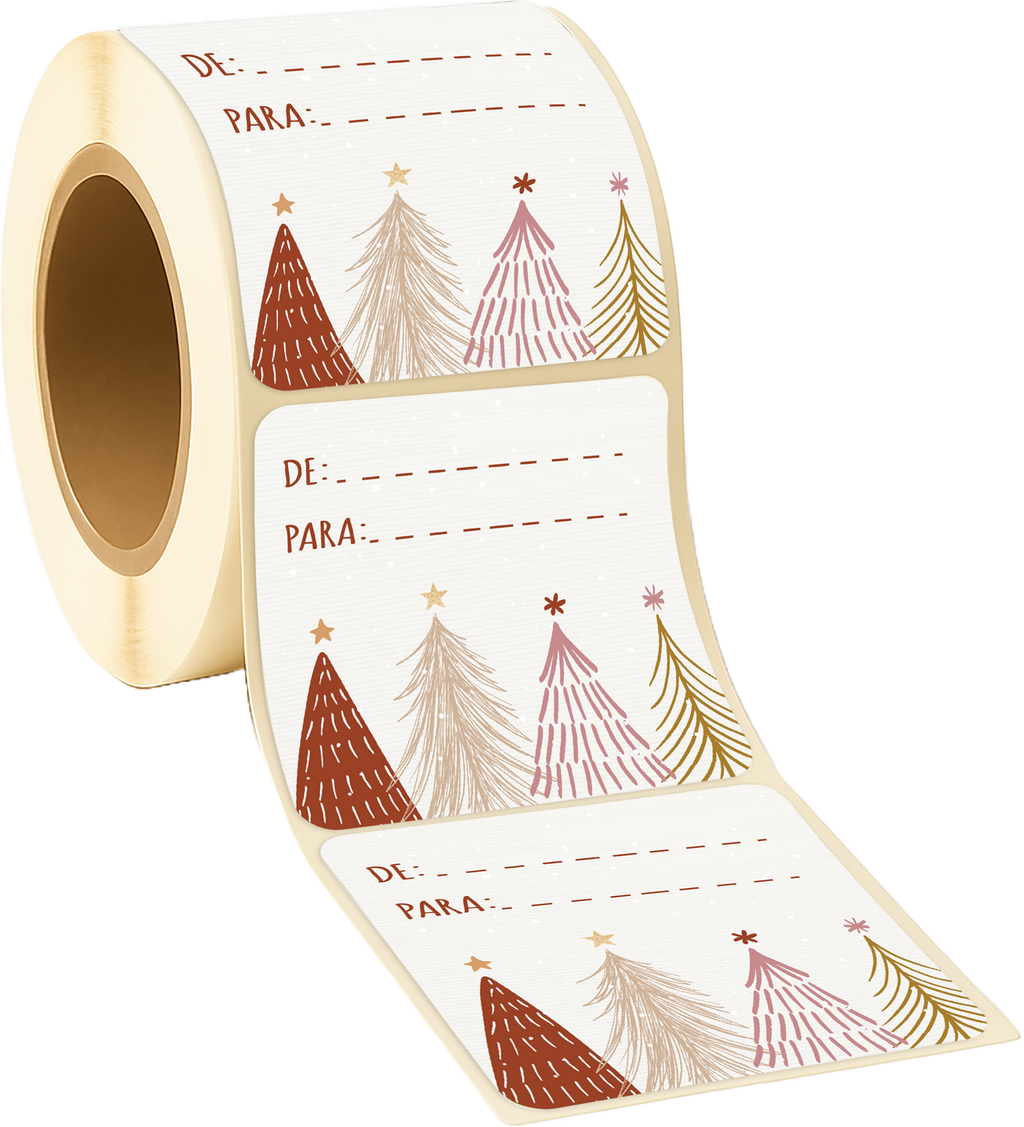 Sticker Vária Árvores Natal