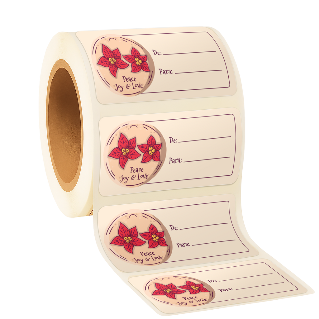 Sticker Peace Joy & Love