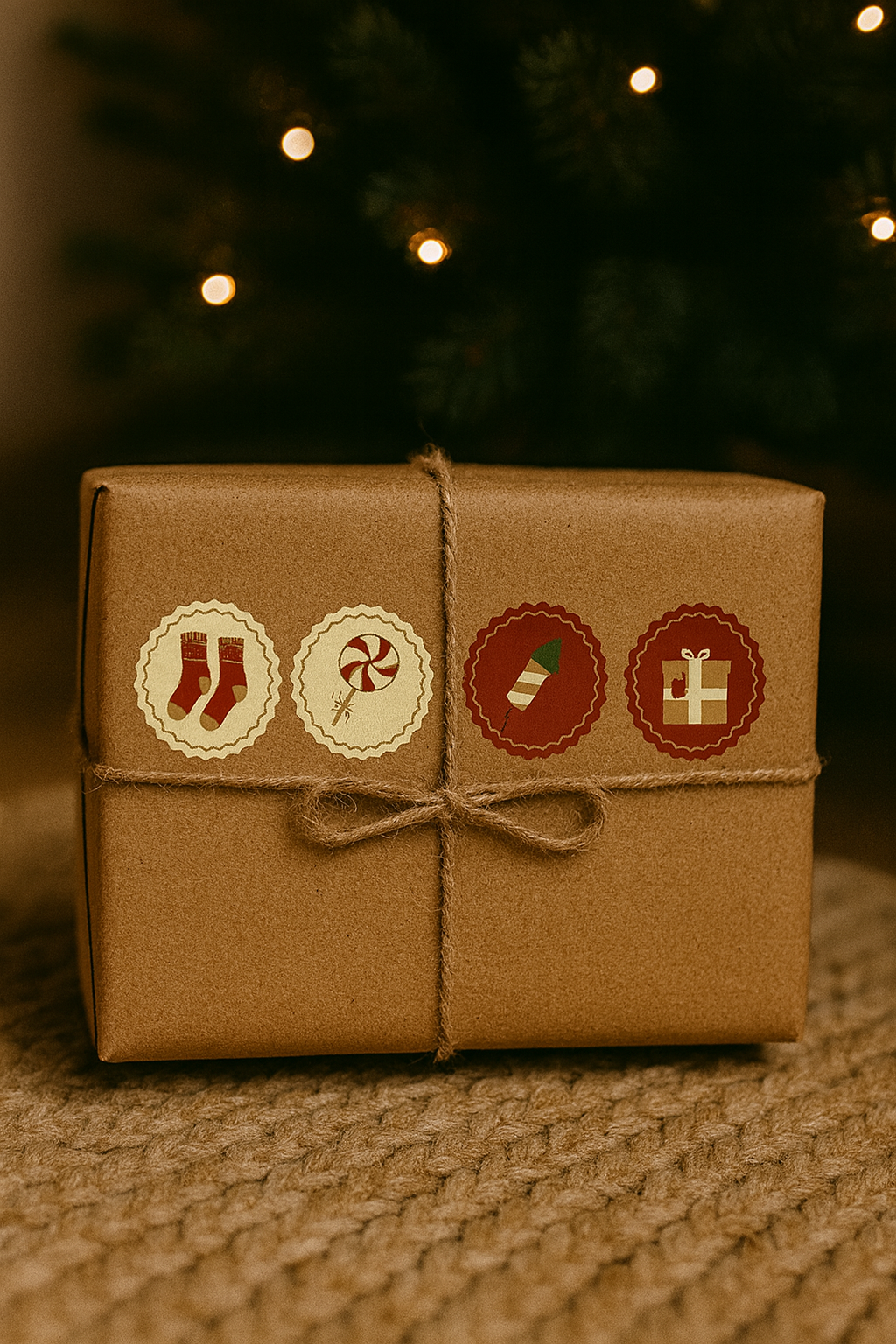 Conjunto Stickers Natalicios Opção 3