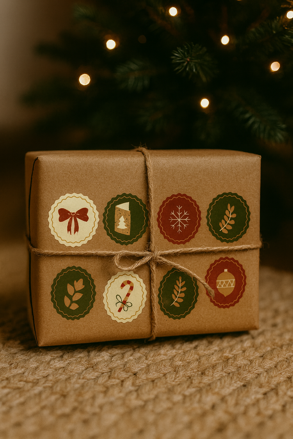 Conjunto Stickers Natalicios Opção 1