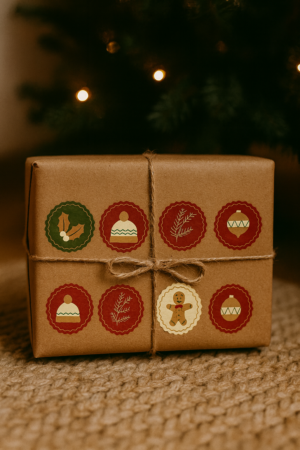 Conjunto Stickers Natalicios Opção 4