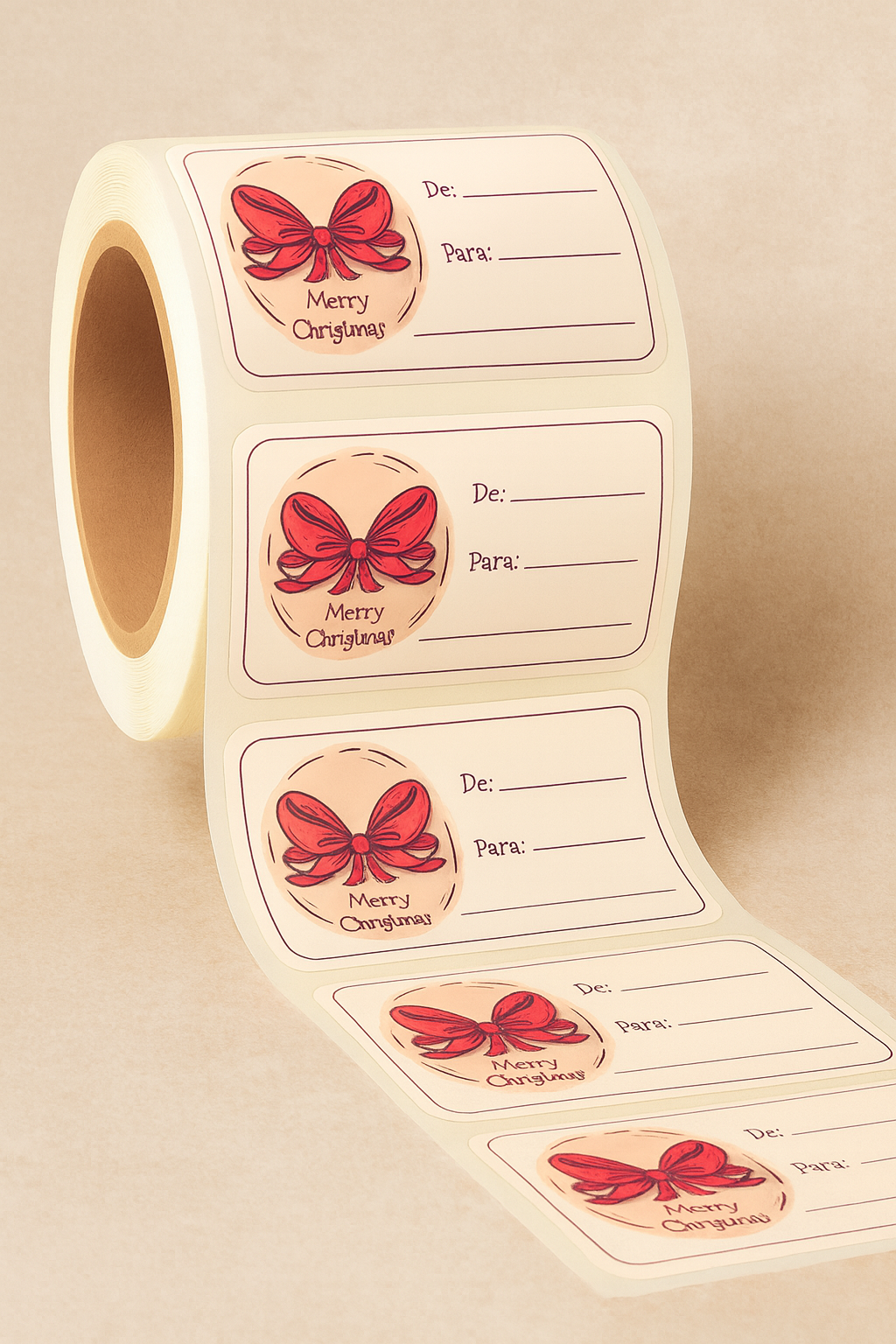 Christmas Bow Sticker