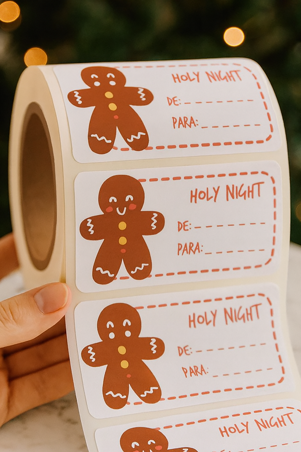 Sticker Bolacha Gengibre